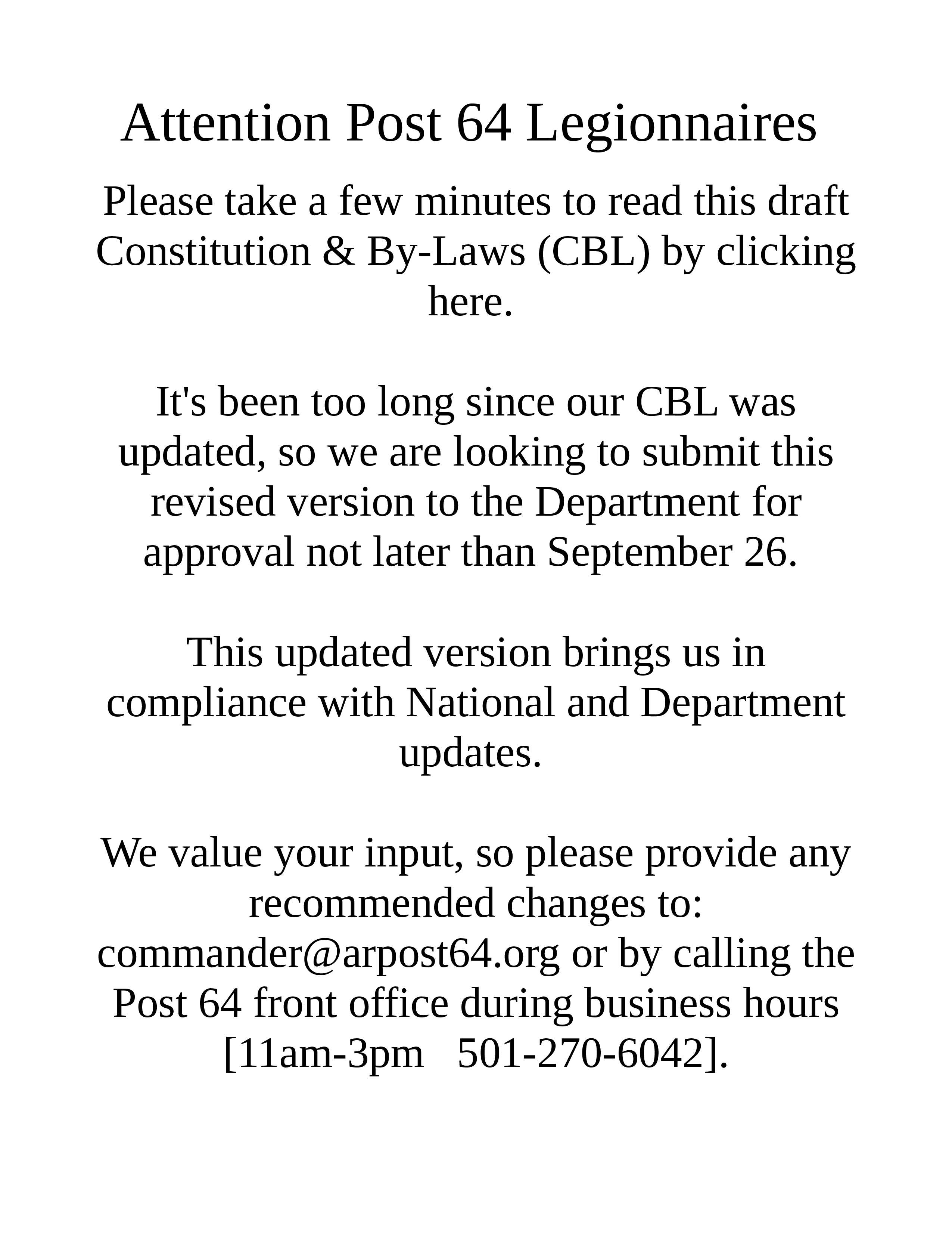 ATTENTION